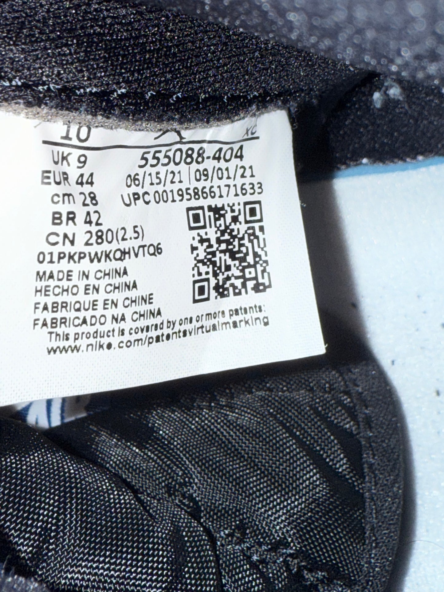 Jordan 1 Marina Blue 10 Men/11.5 Women “Preowned”
