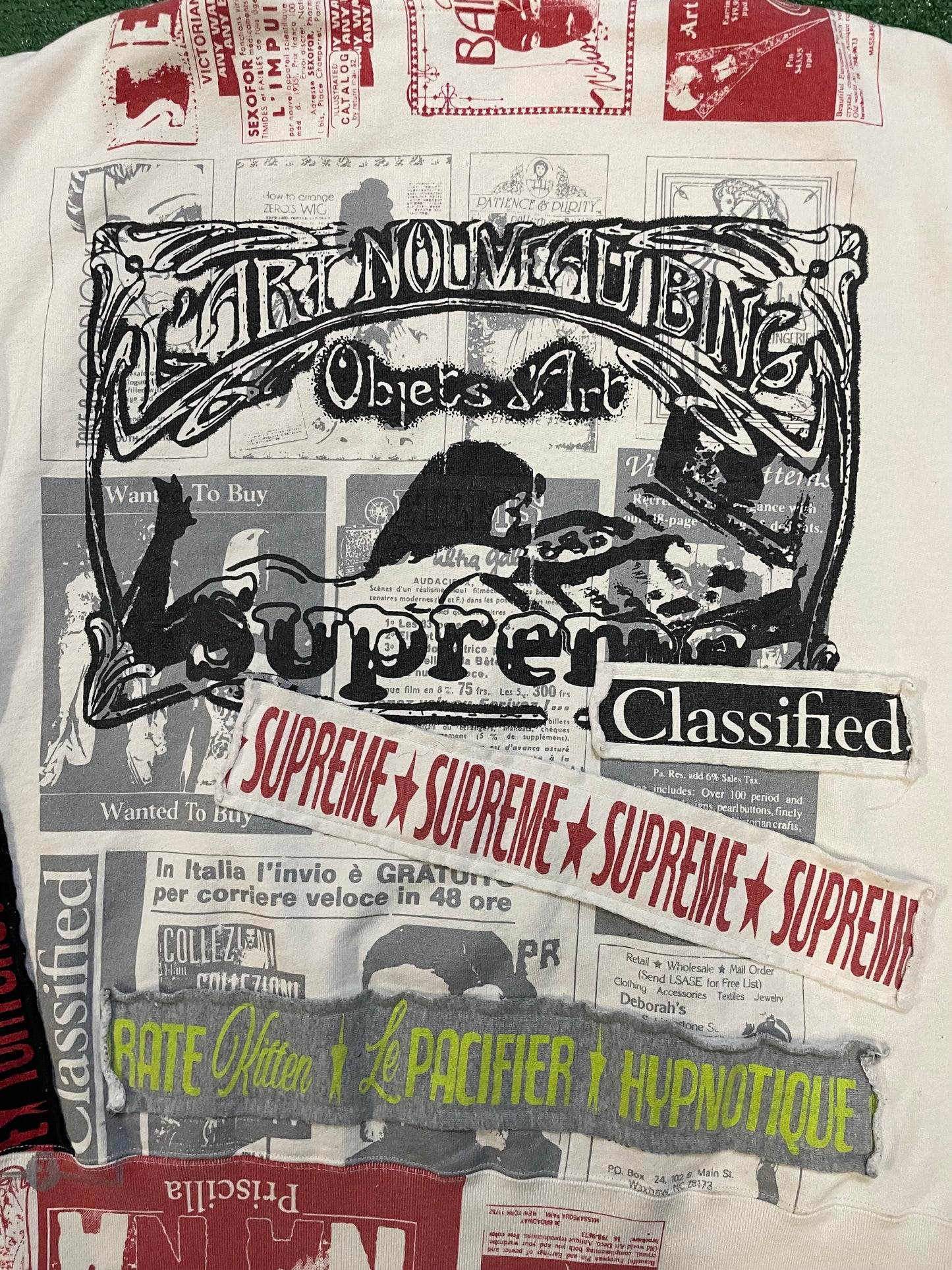 Supreme Collage Zip Up hoodie