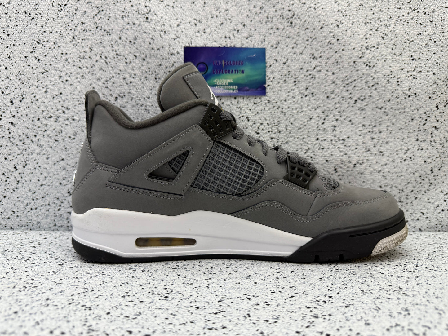 Jordan 4 Cool Grey 10 Men/11.5 Women “Preowned”