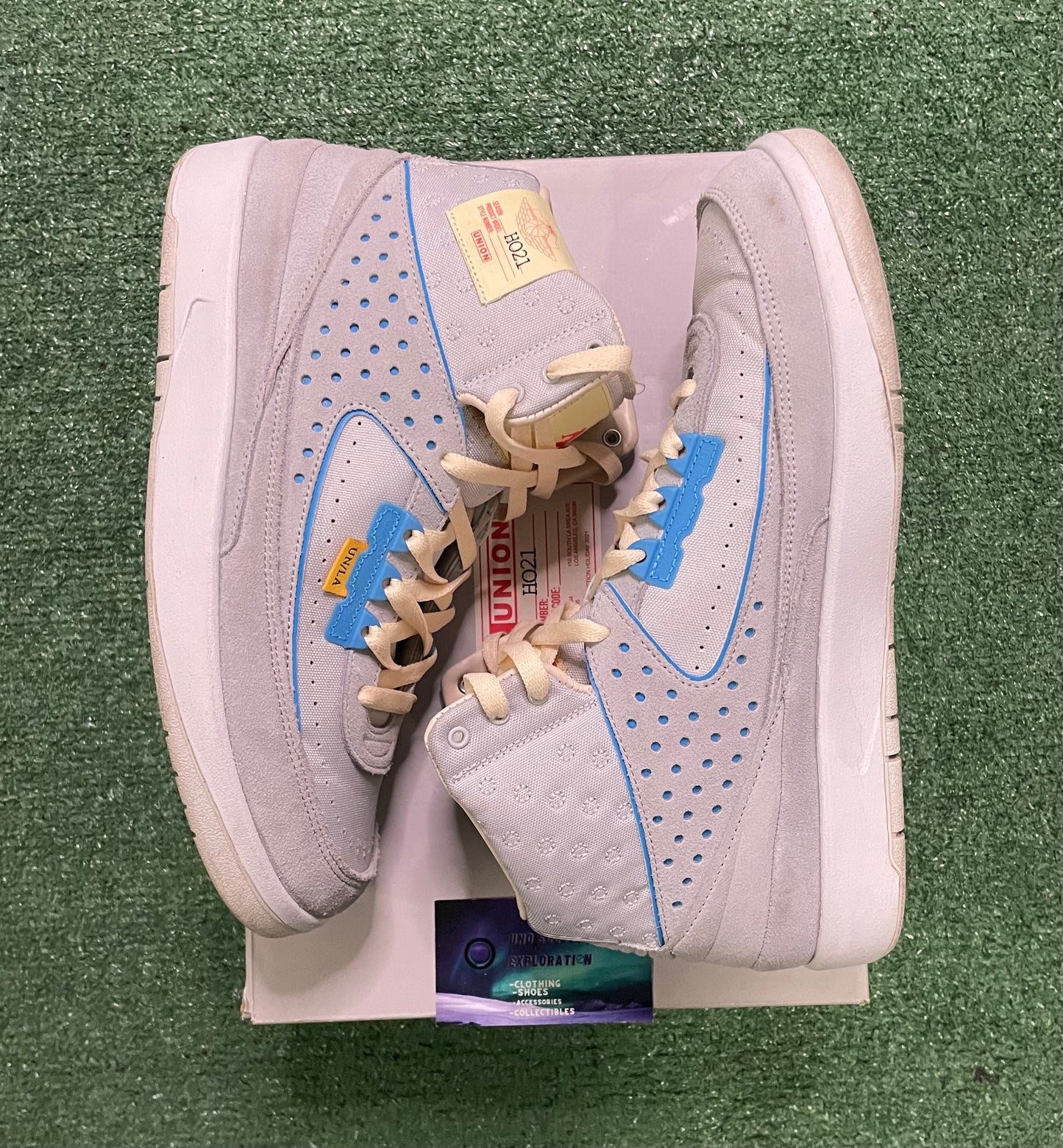 Air Jordan 2 grey union size 10men/11.5women