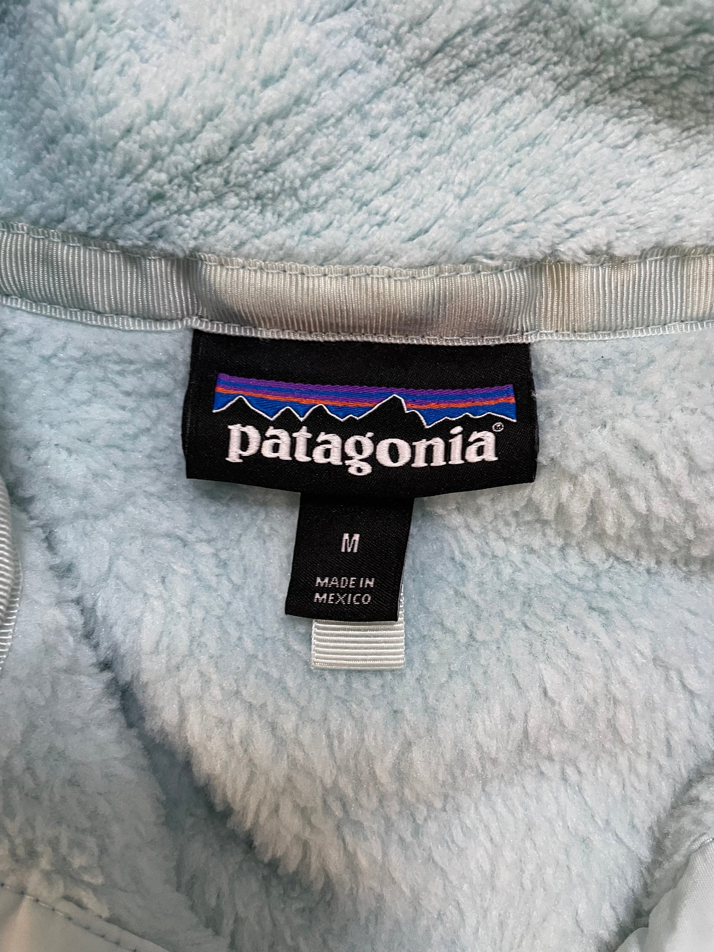Patagonia snap T Fleece light blue