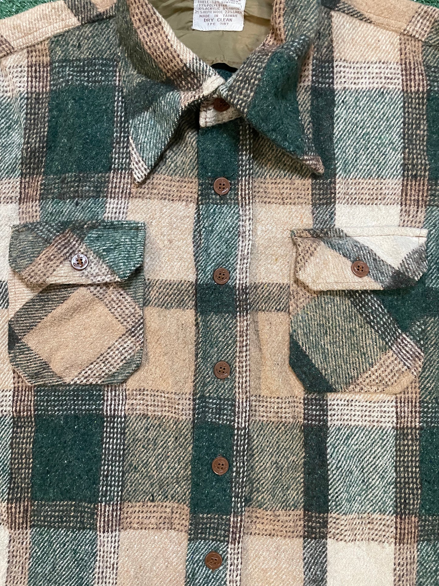Vintage 1970s Montgomery ward CPO flannel