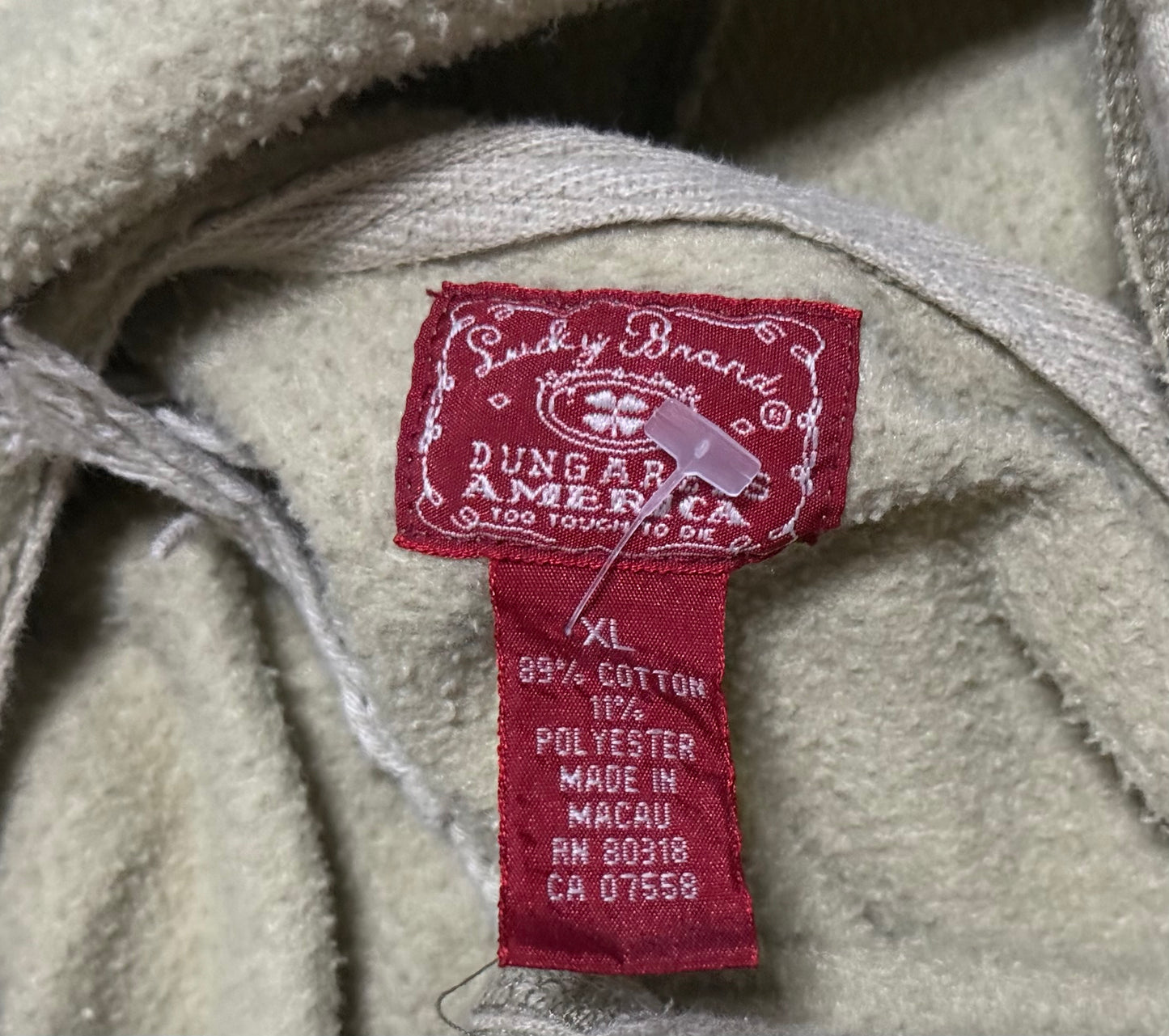 Vintage Y2K Lucky Brand Japanese Hoodie