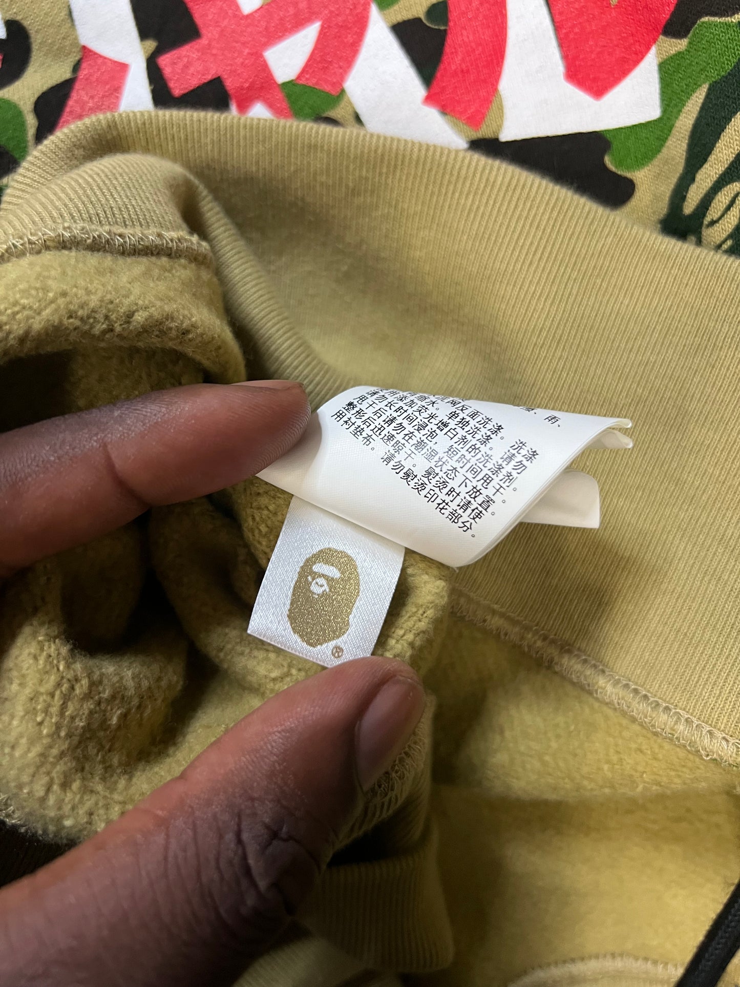 Bape X Anti social social club abc camo hoodie