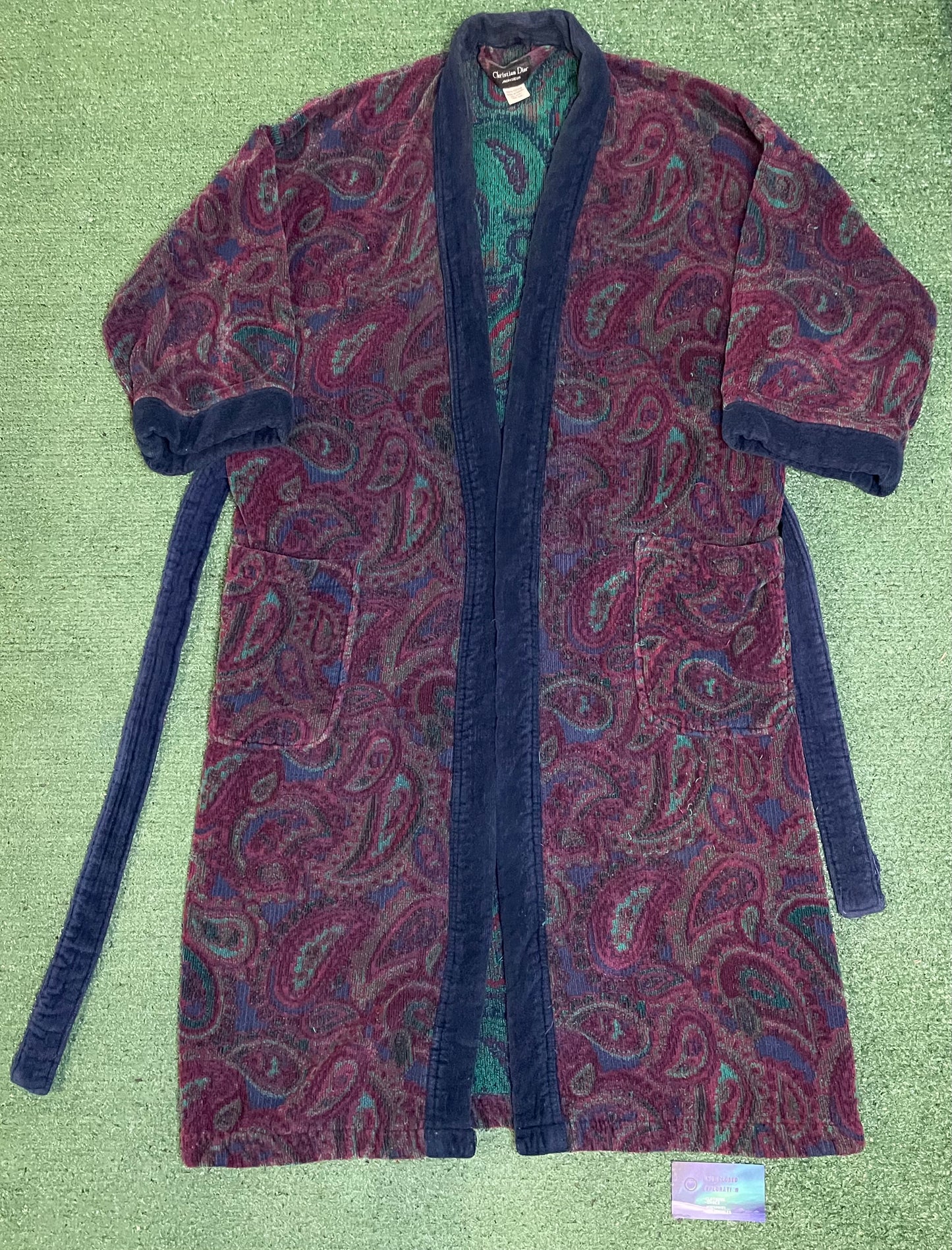 Vintage Christian Dior paisley robe
