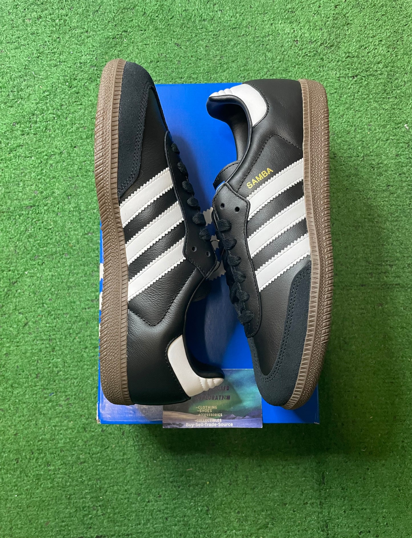 Adidas Samba black white gum