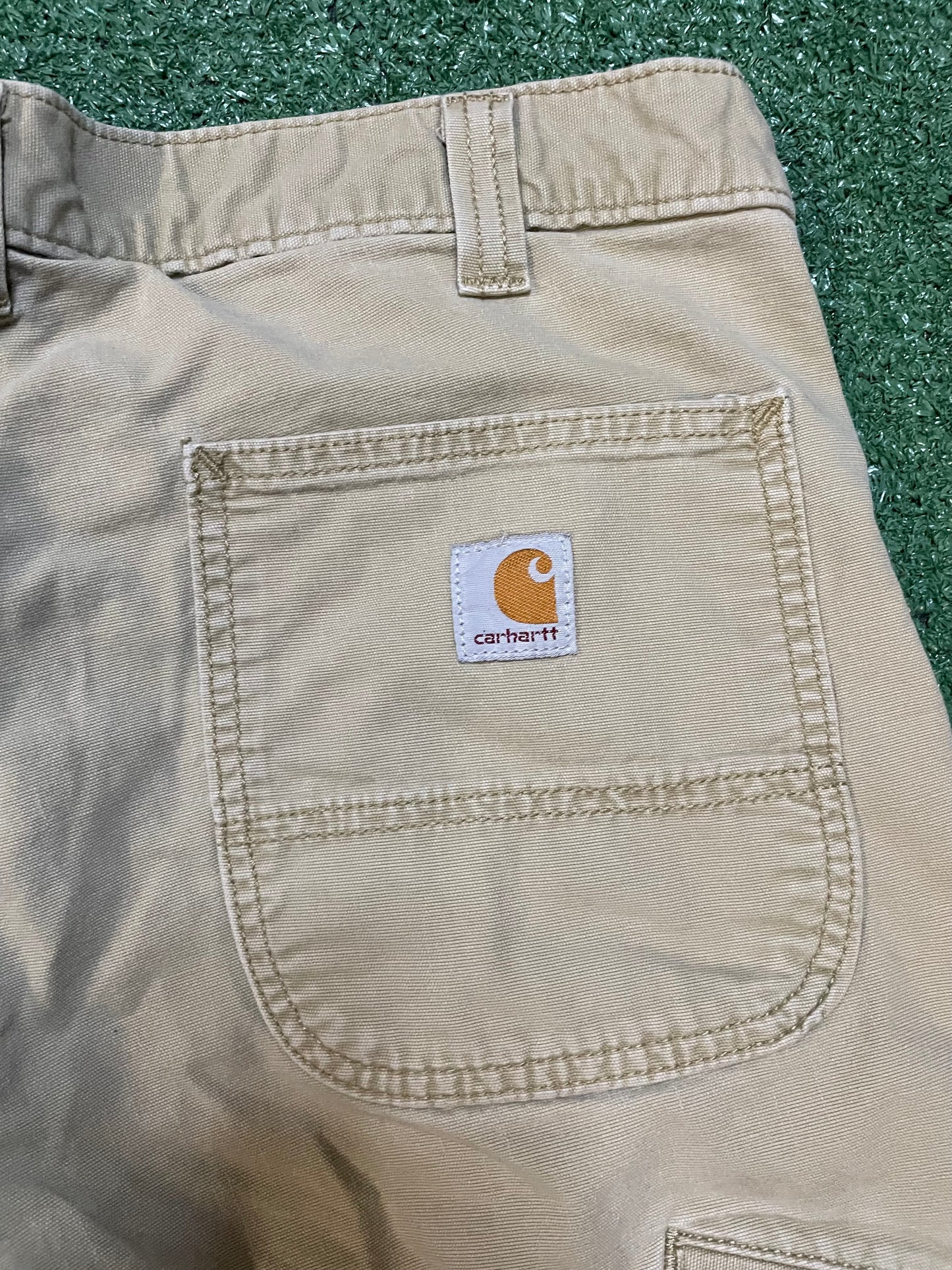Carhartt tan carpenter pants