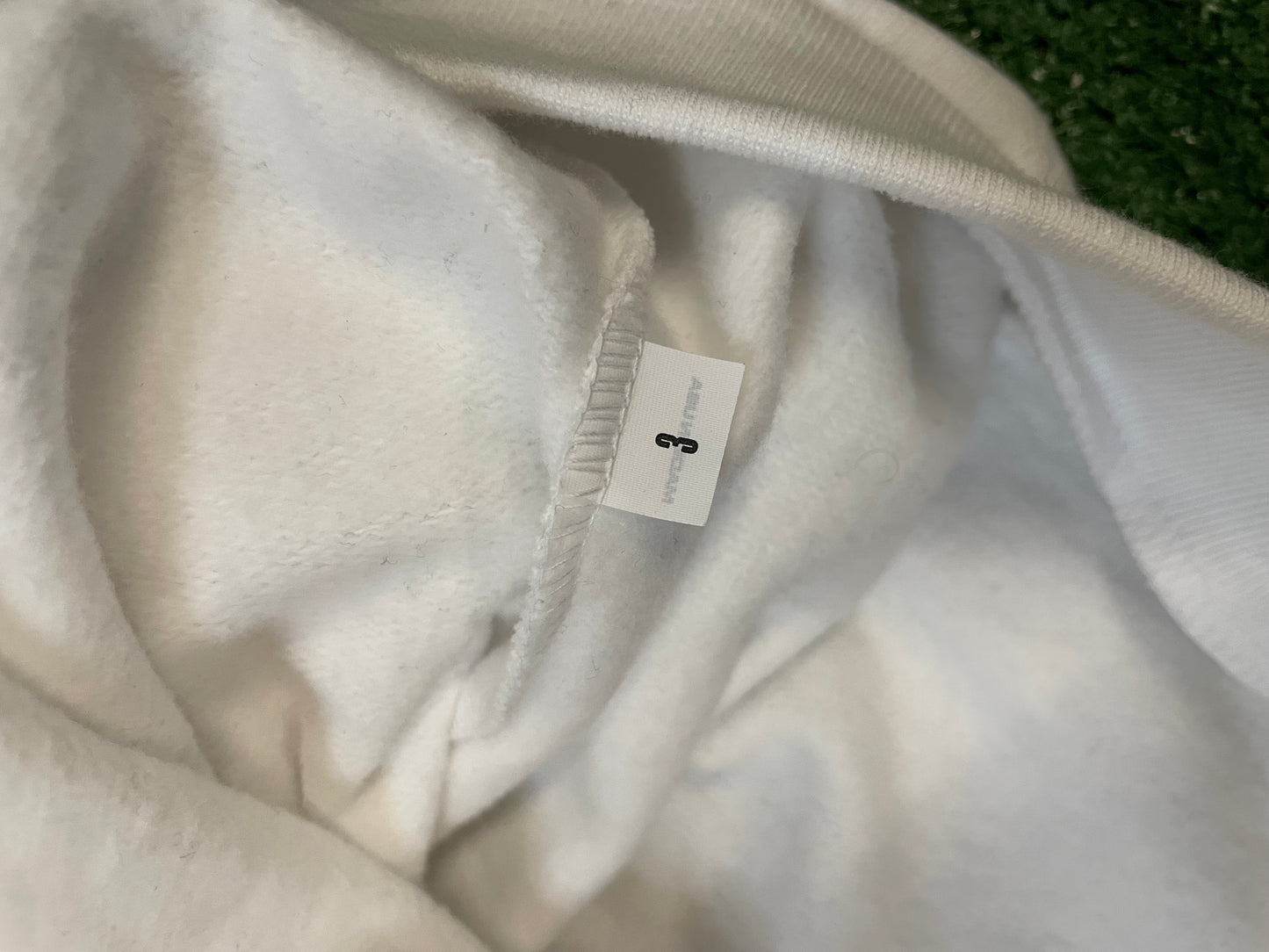Yeezy blank White hoodie