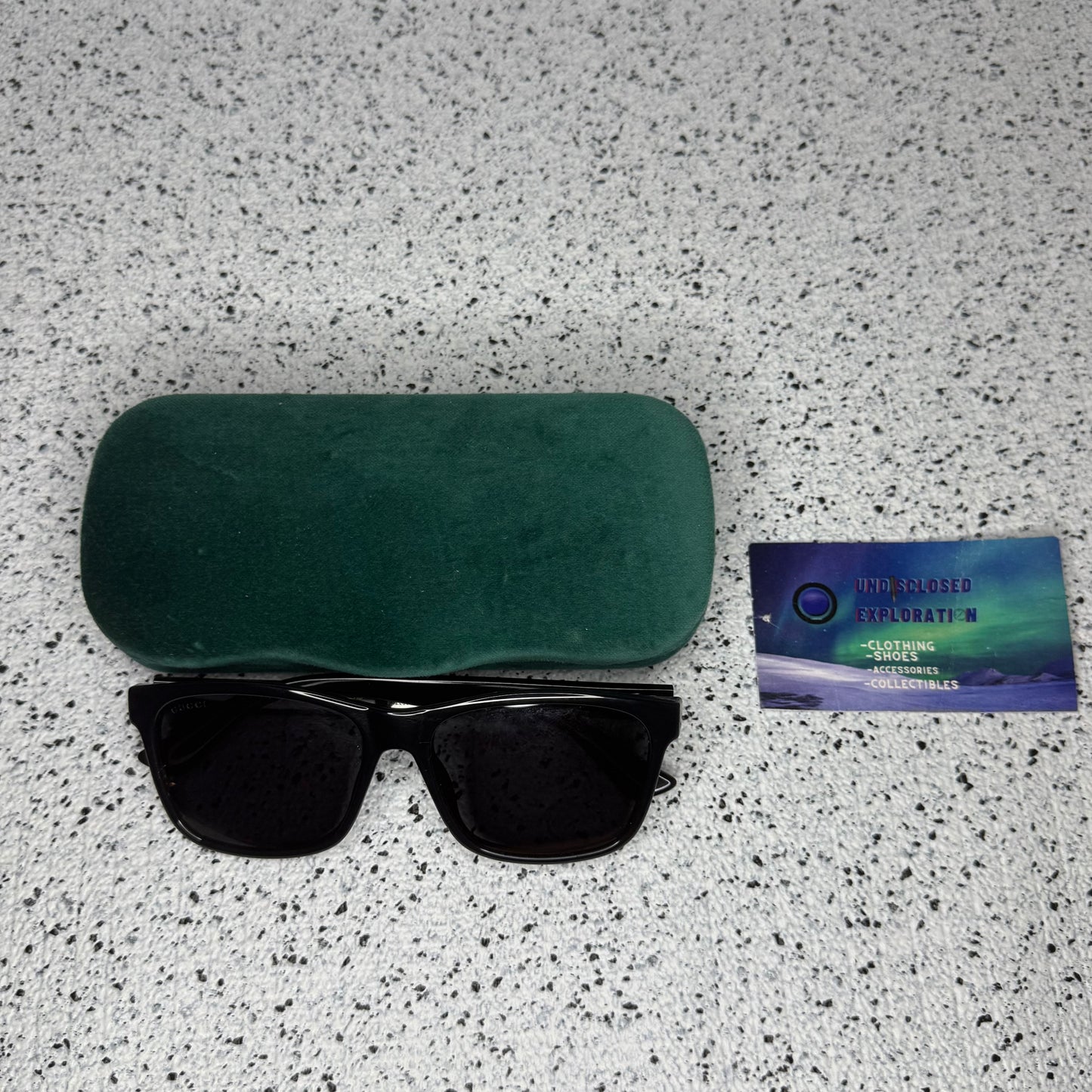 Gucci 5/ mm Polarized Rectangular Sunglasses