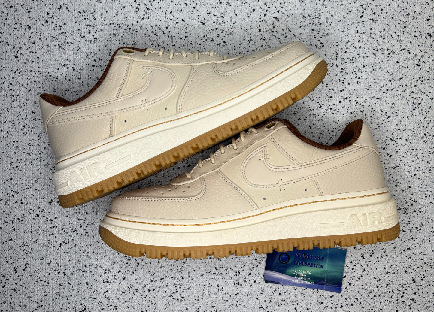 Nike Air Force 1 Low Luxe Pearl White 9.5 Men/11 Women “Preowned”