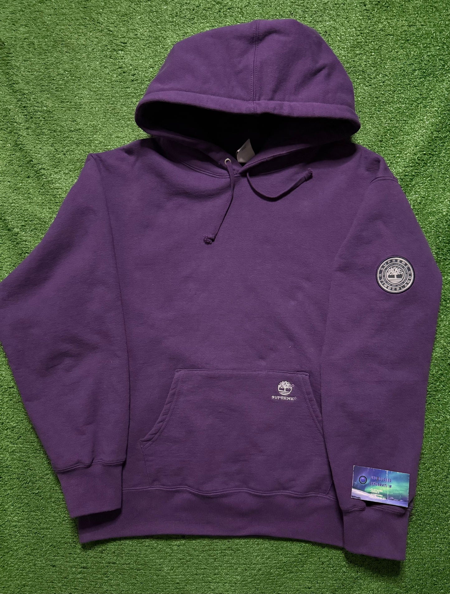 Supreme Timberland Hoodie Purple