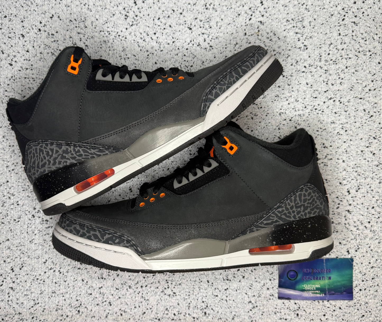 Jordan 3 Fear 10 Men/11.5 Women “Preowned”