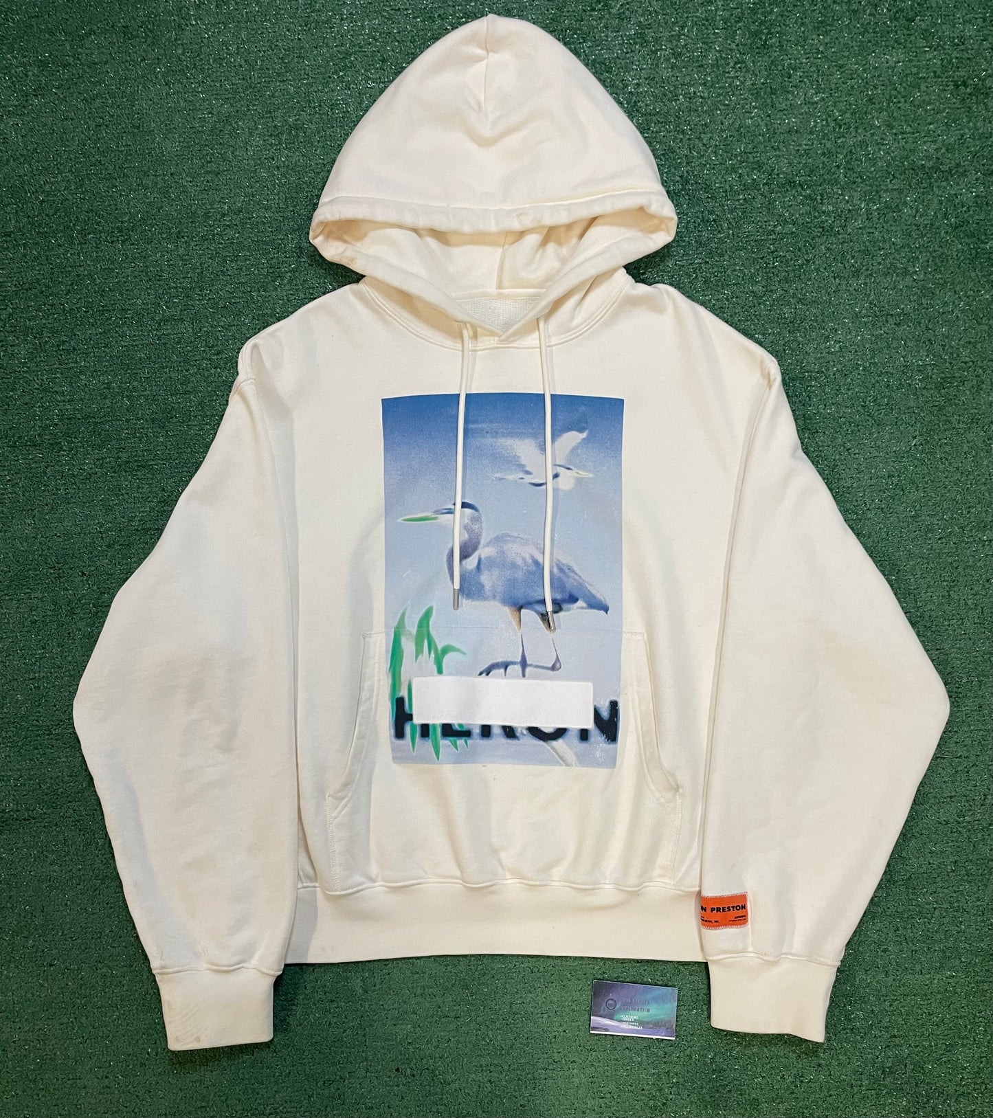 Heron Preston censored hoodie