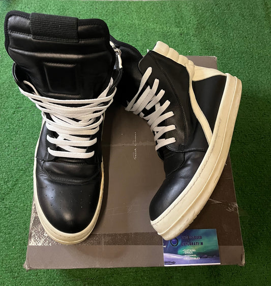Rick Owens black milk Geobasket size 10men/11.5women(EU 43)
