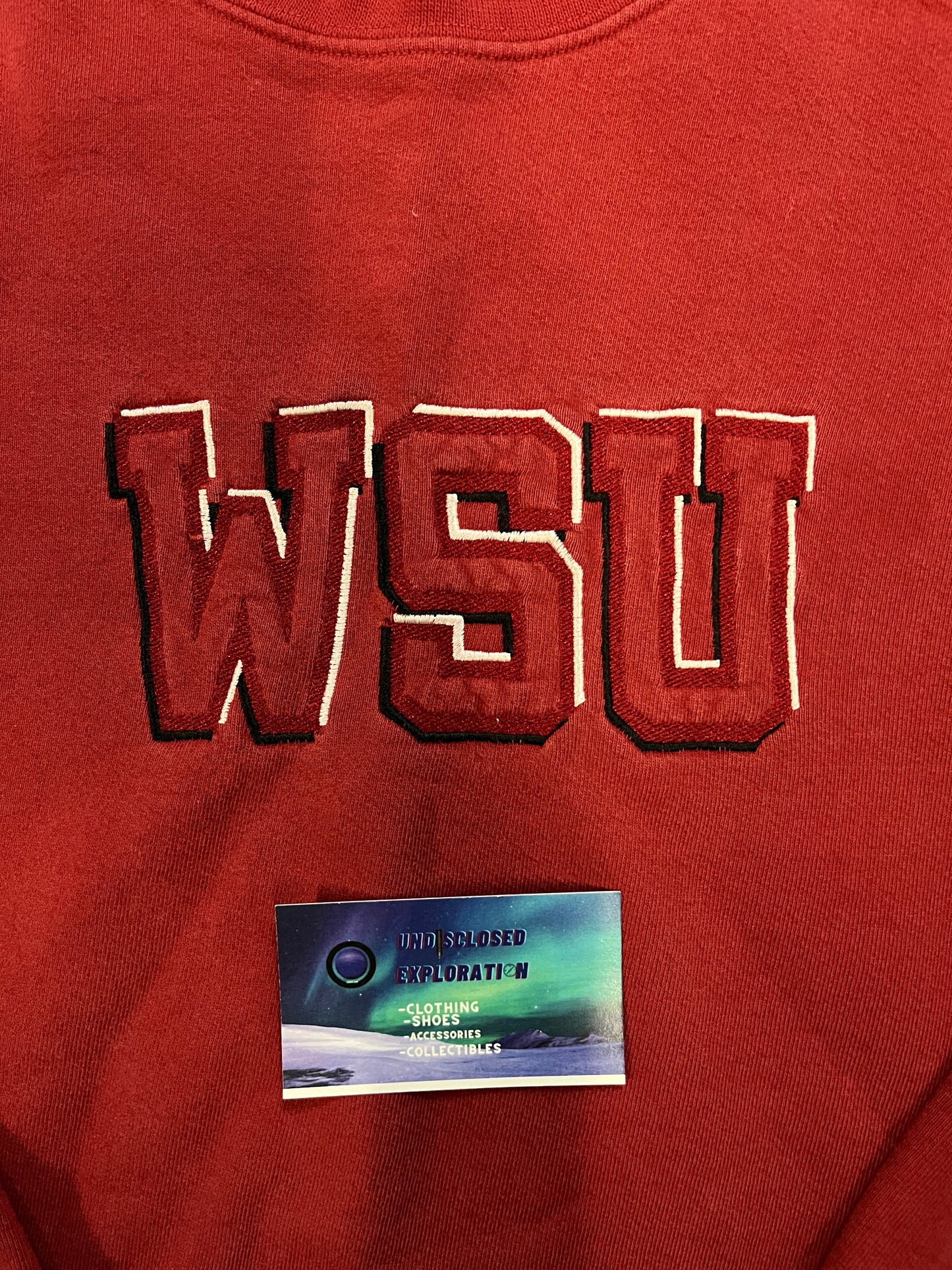 Vintage 1990s WSU Washington state university embroidered crewneck