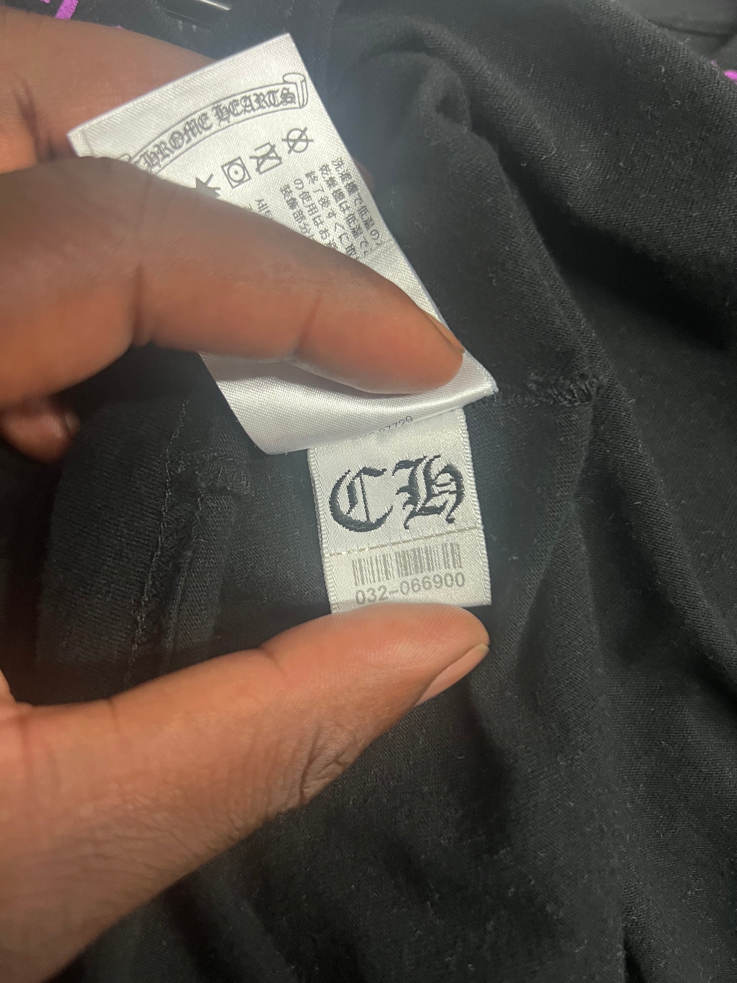 Chrome hearts neck logo longsleeve