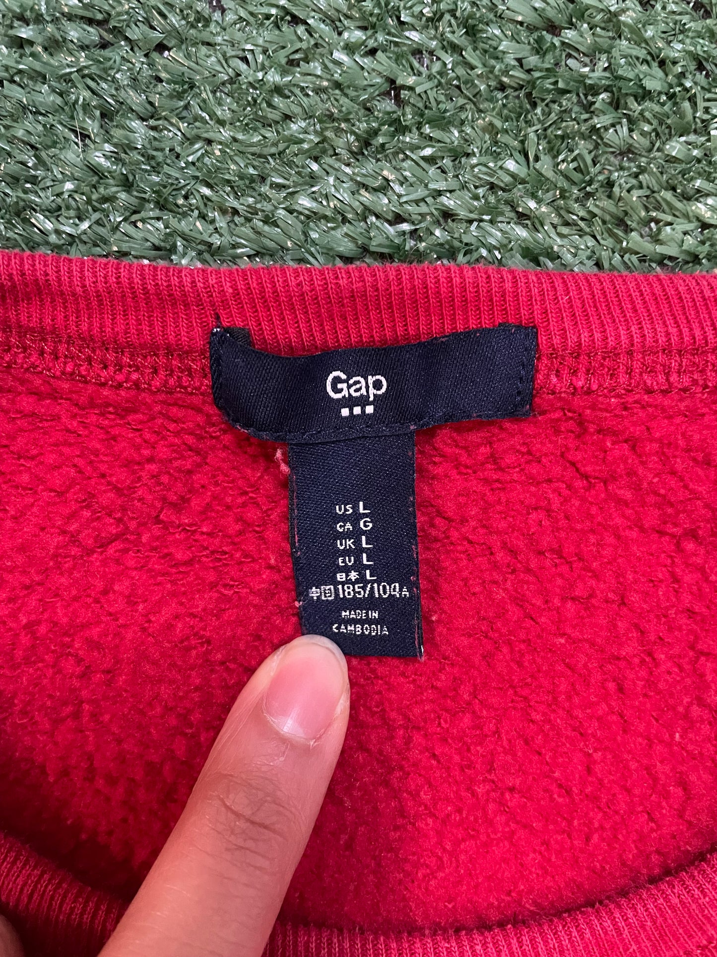 Gap spellout crewneck