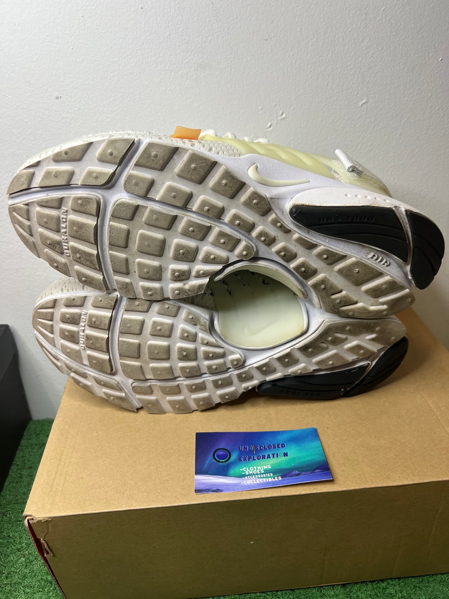 Nike x off white presto white 8men/9.5women