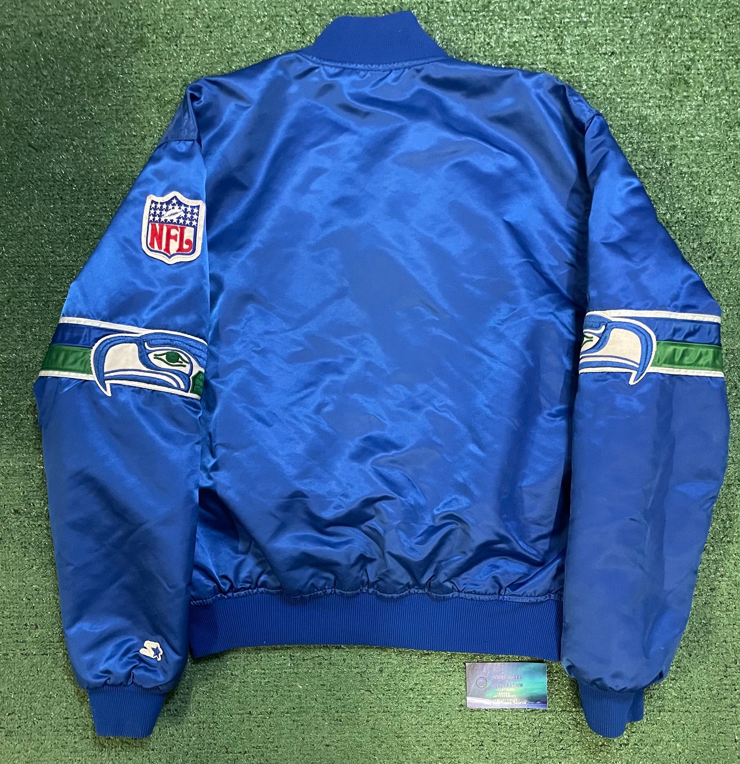 Vintage 1980s Seattle Seahawks satin starter jacket