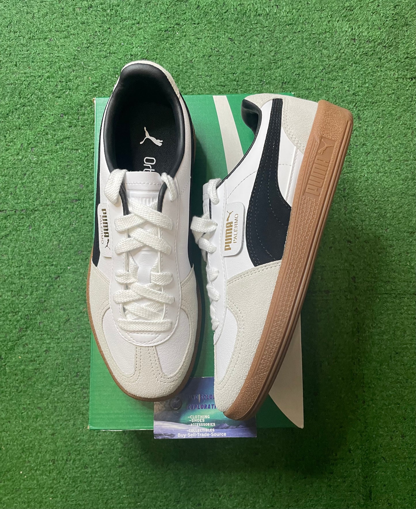 Puma Palermo white gum