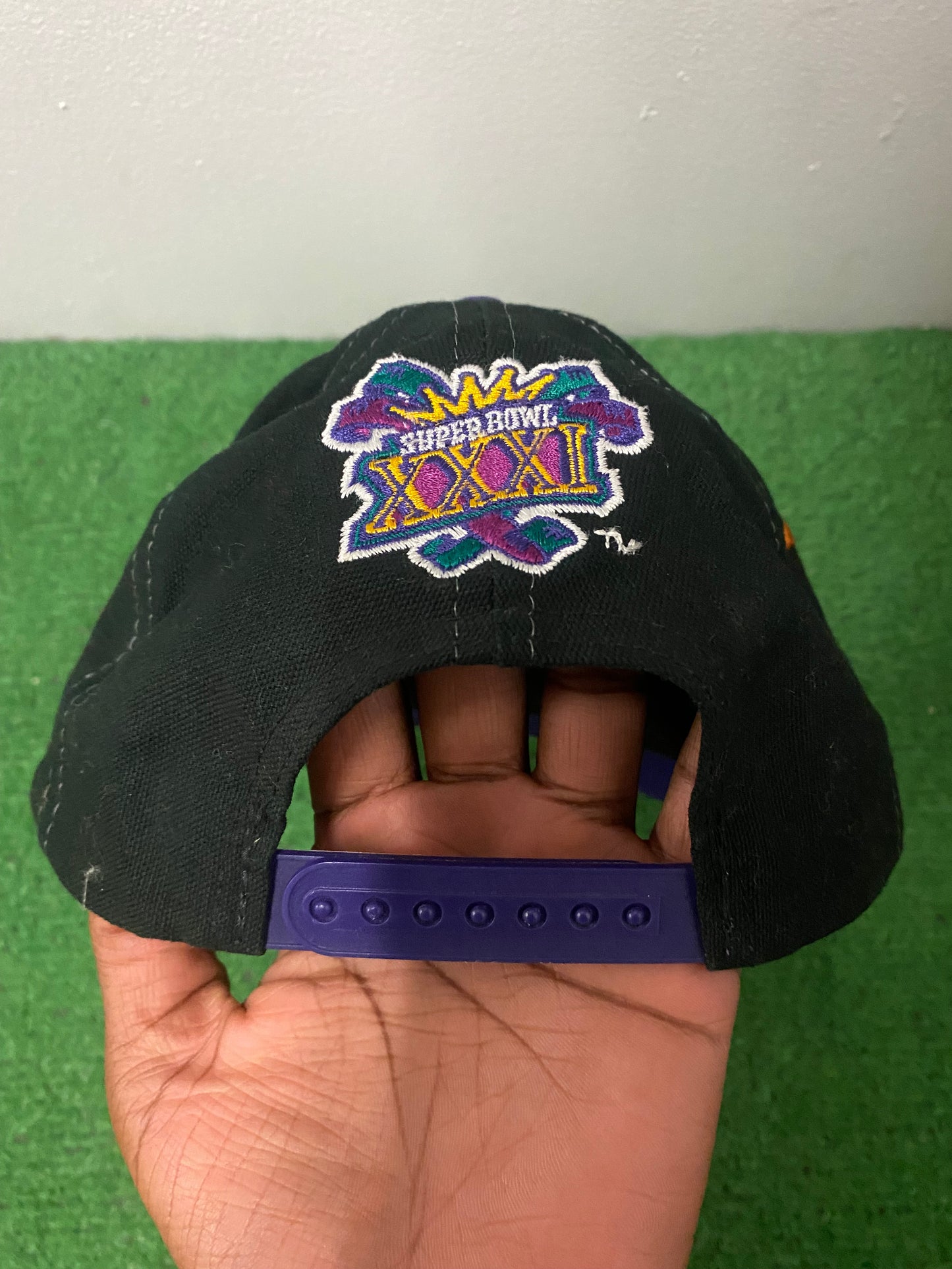 Vintage 1997 Super Bowl 31 champions Green Bay hat