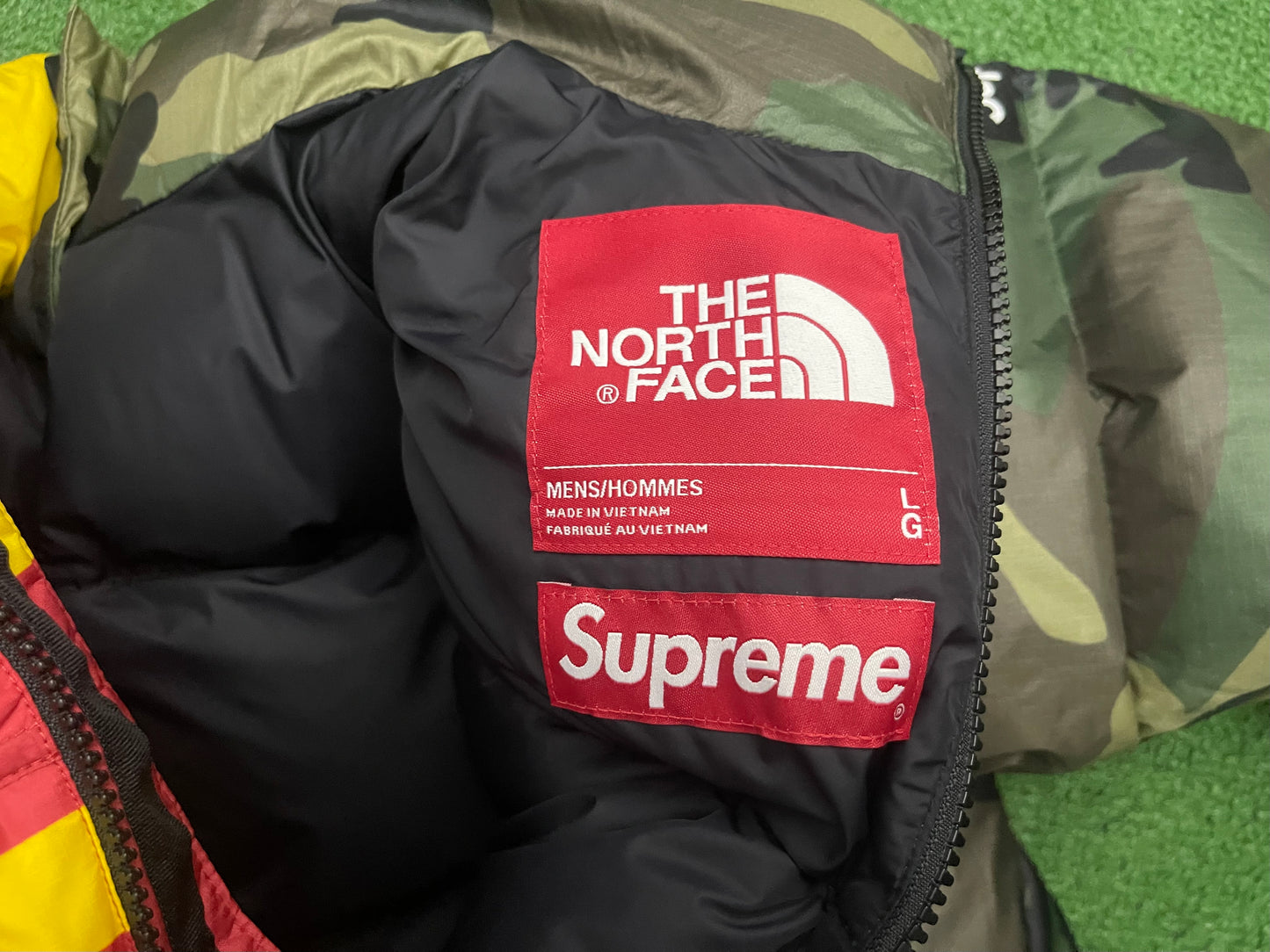 Supreme The North Face Split Nuptse Camo