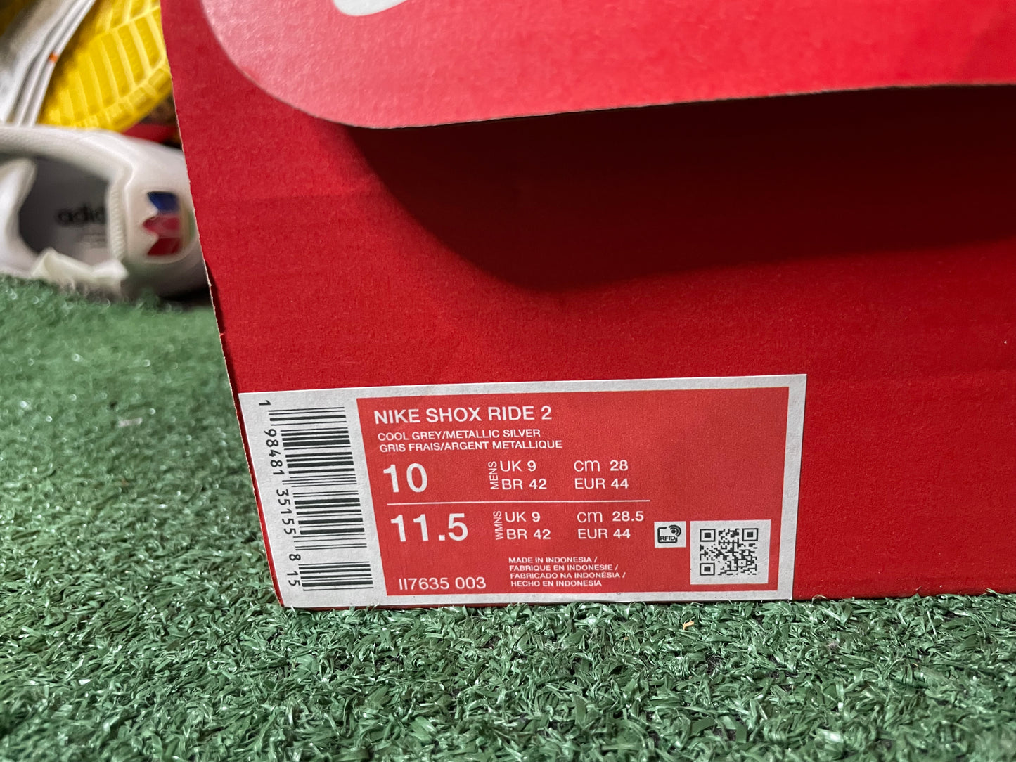 Nike Shox ride 2 cool grey Celestine blue