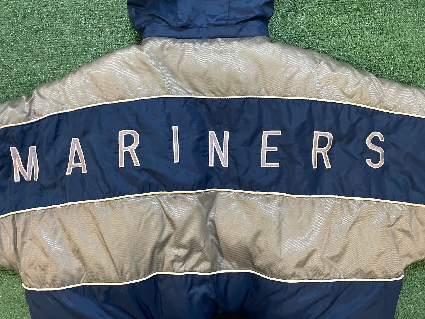 Vintage 1990s Seattle Mariners pro player Reversible jacket