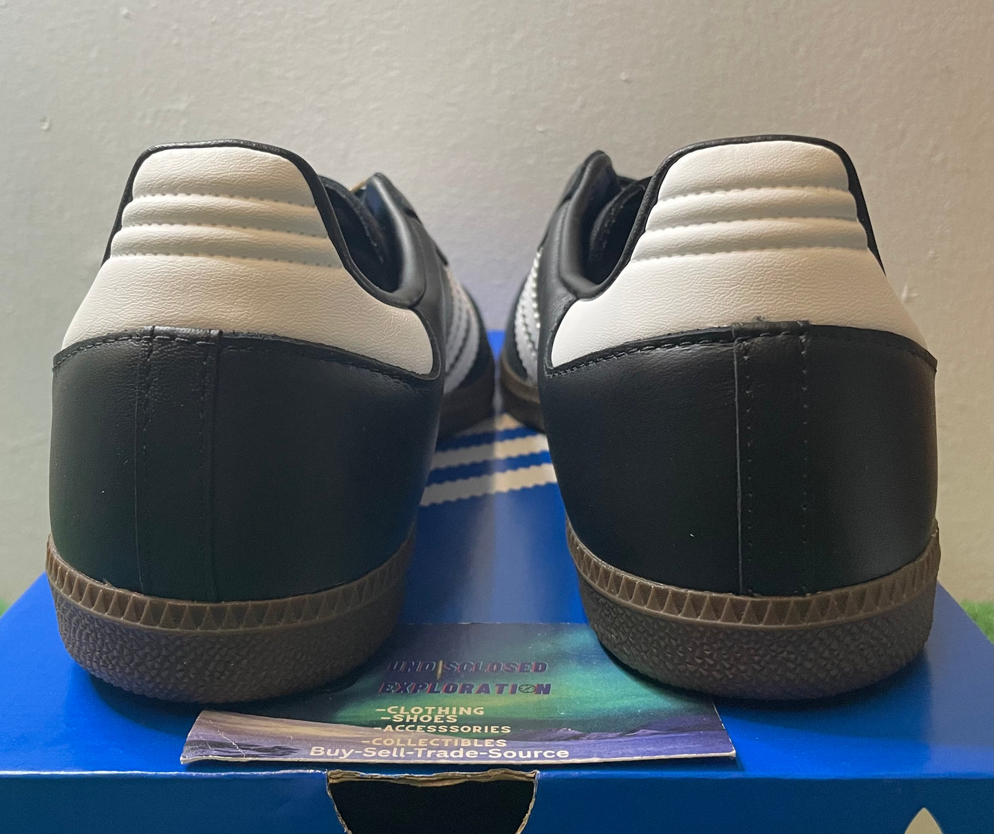 Adidas Samba black white gum