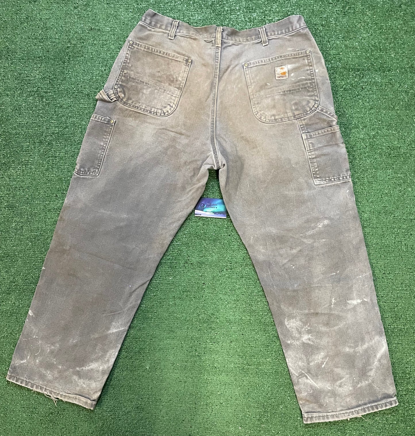 Vintage 2000s Carhartt grey double knee pants