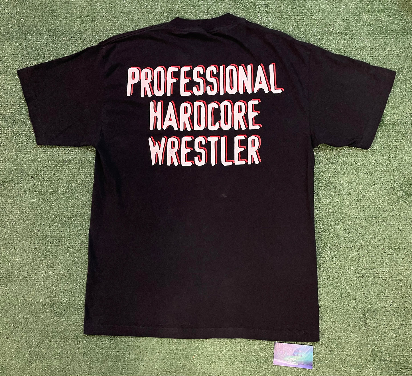 Vintage 1990 the rock professional hardcore wrestler WWF WWE tee