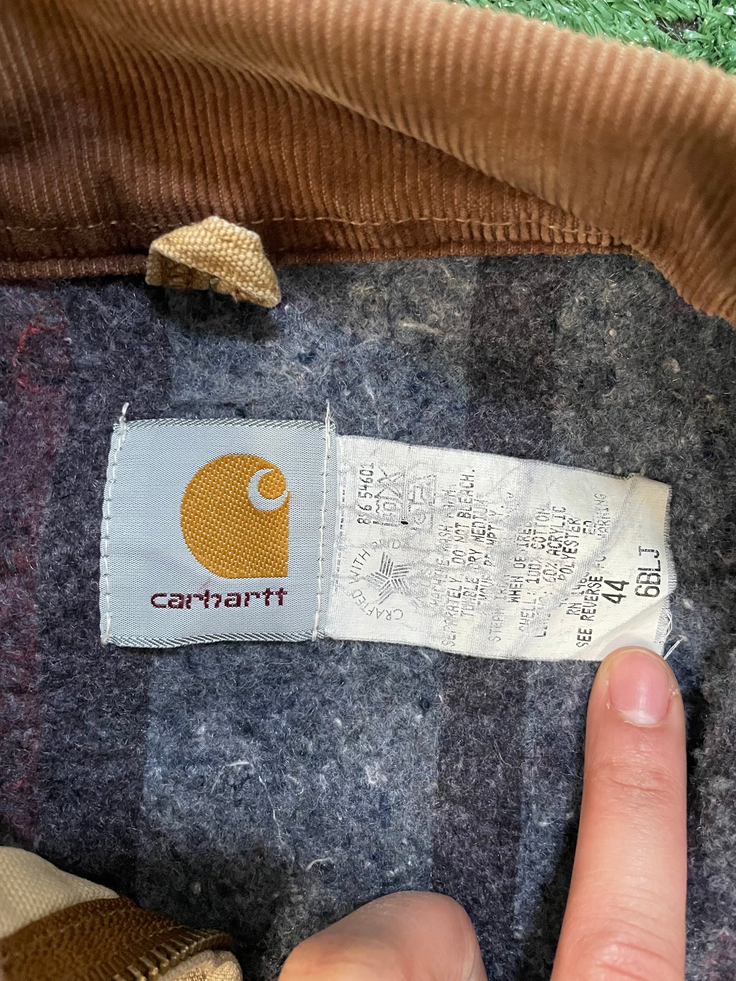 Vintage Carhartt tan jacket