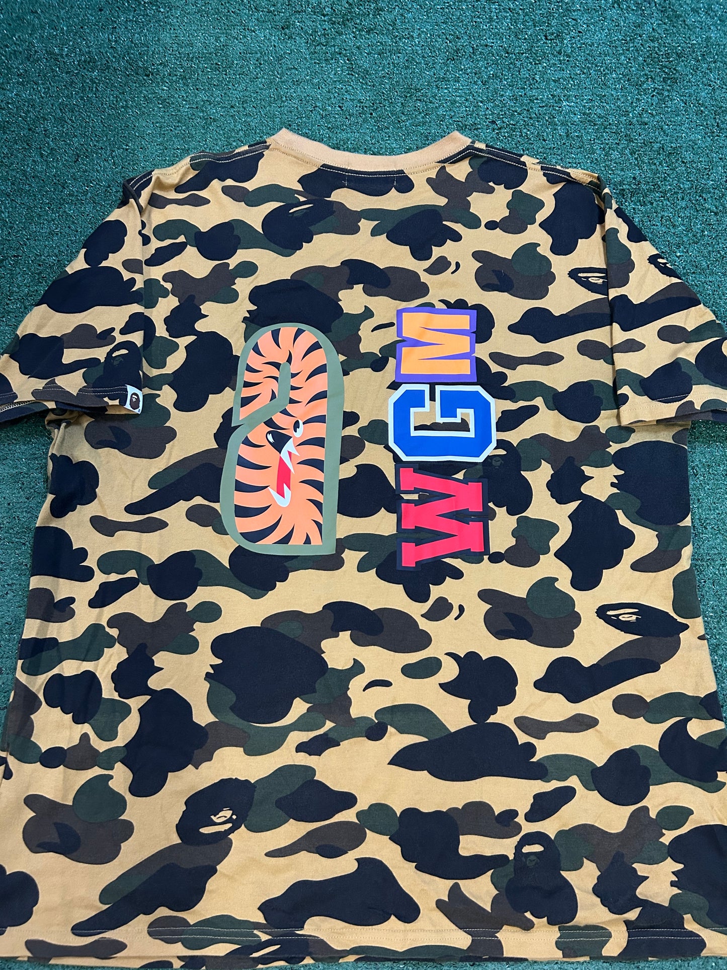 Bape 1ST camo shark tee
