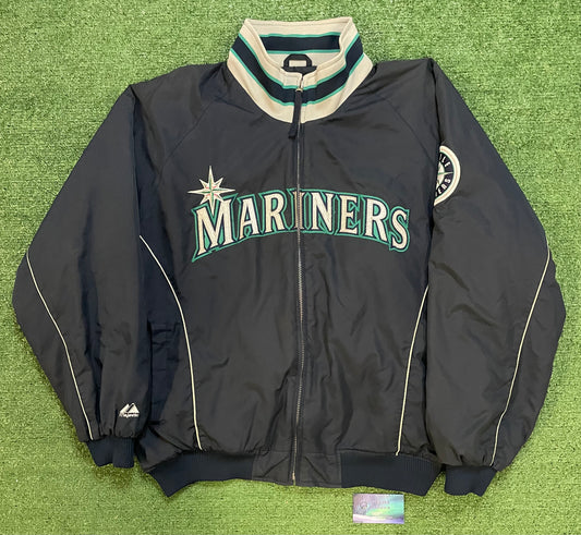 Vintage 2000s Seattle mariners majestic jacket