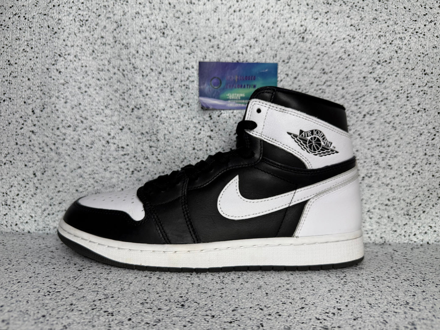 Jordan 1 High Black White 10 Men/11.5 Women “Preowned”
