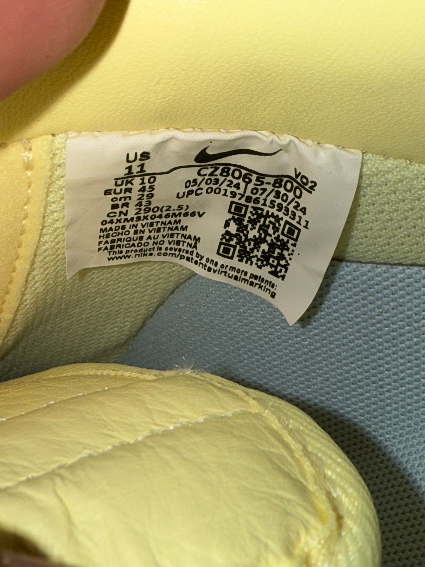 Nike Air Force 1 Nocta Citron