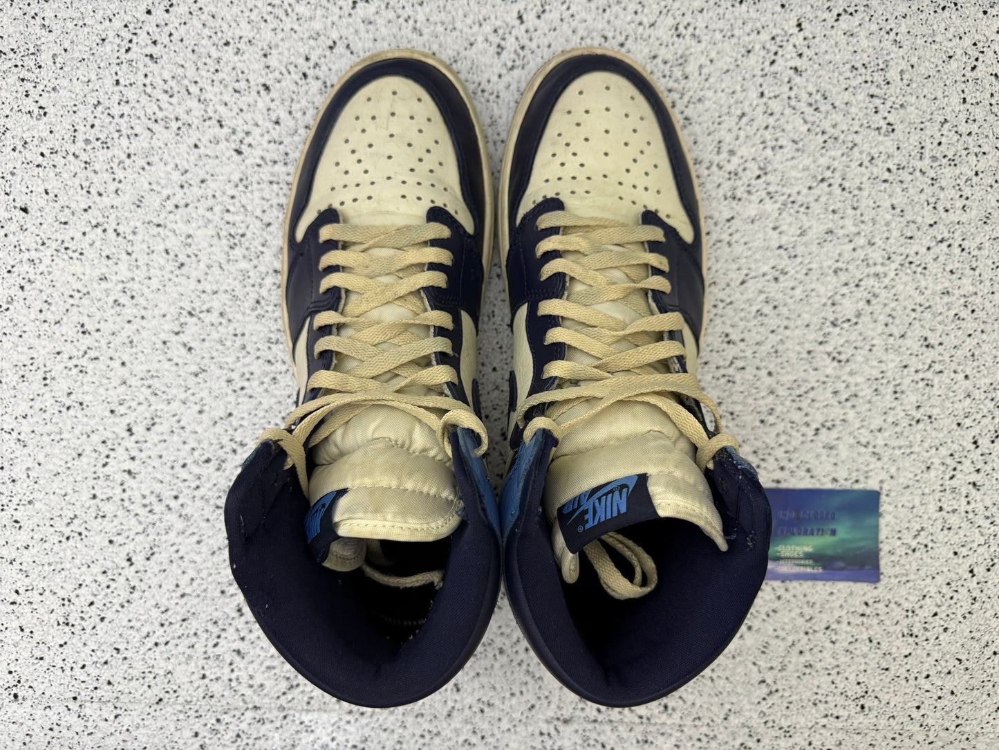 Jordan 1 Obsidian 10.5 Men/12 Women “Preowned”