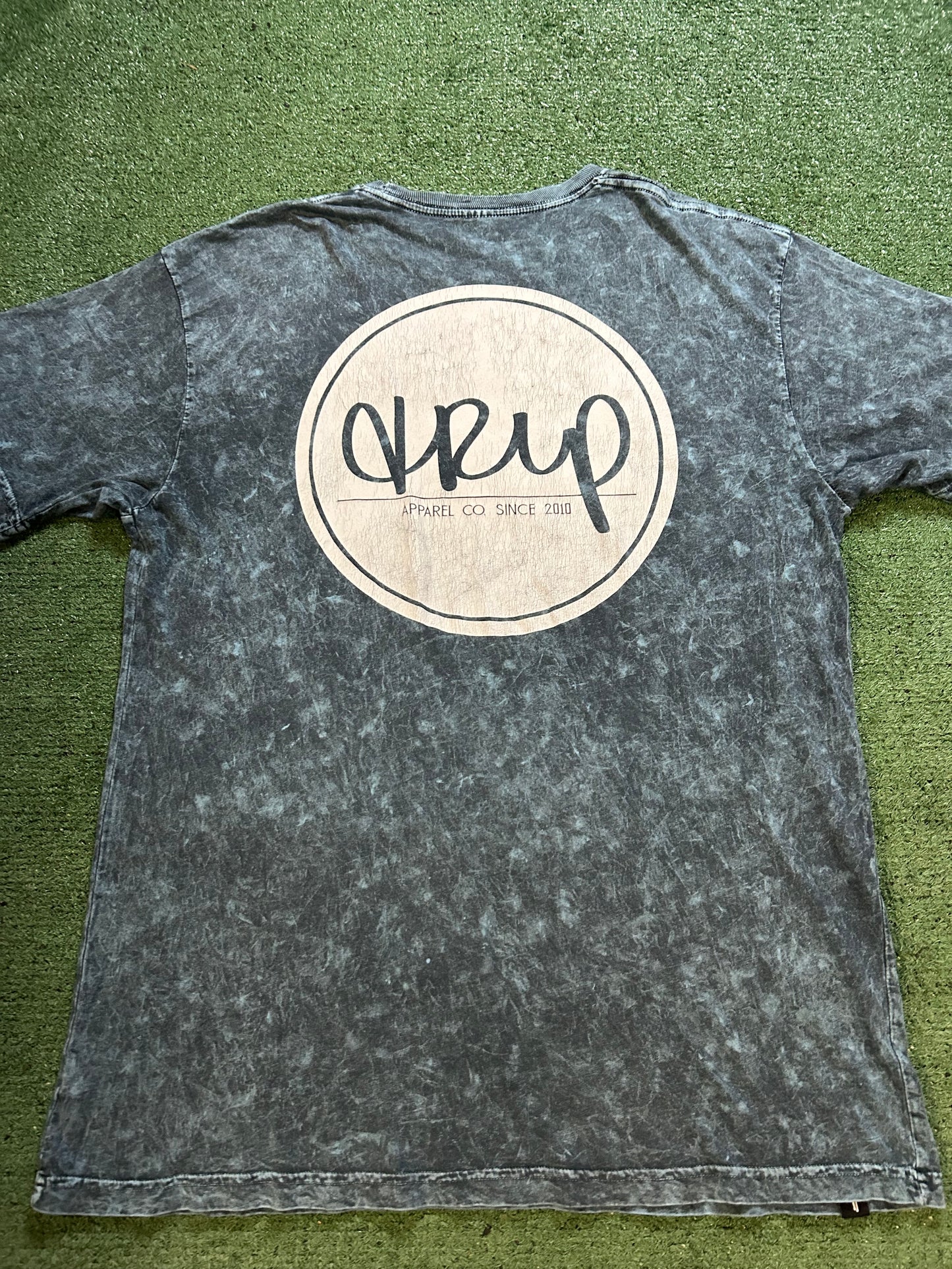 Erup gray acid wash tee