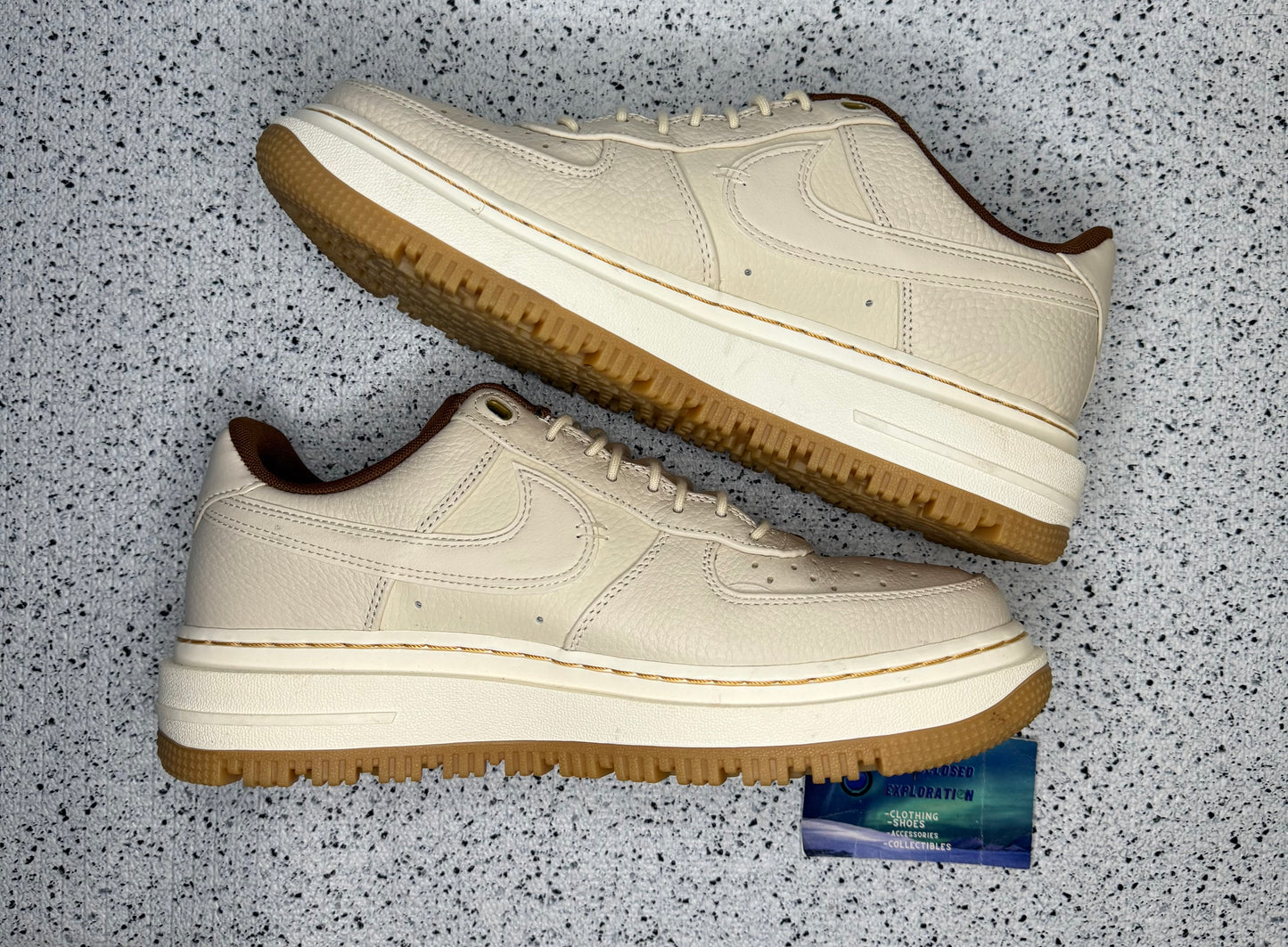 Nike Air Force 1 Low Luxe Pearl White 9.5 Men/11 Women “Preowned”