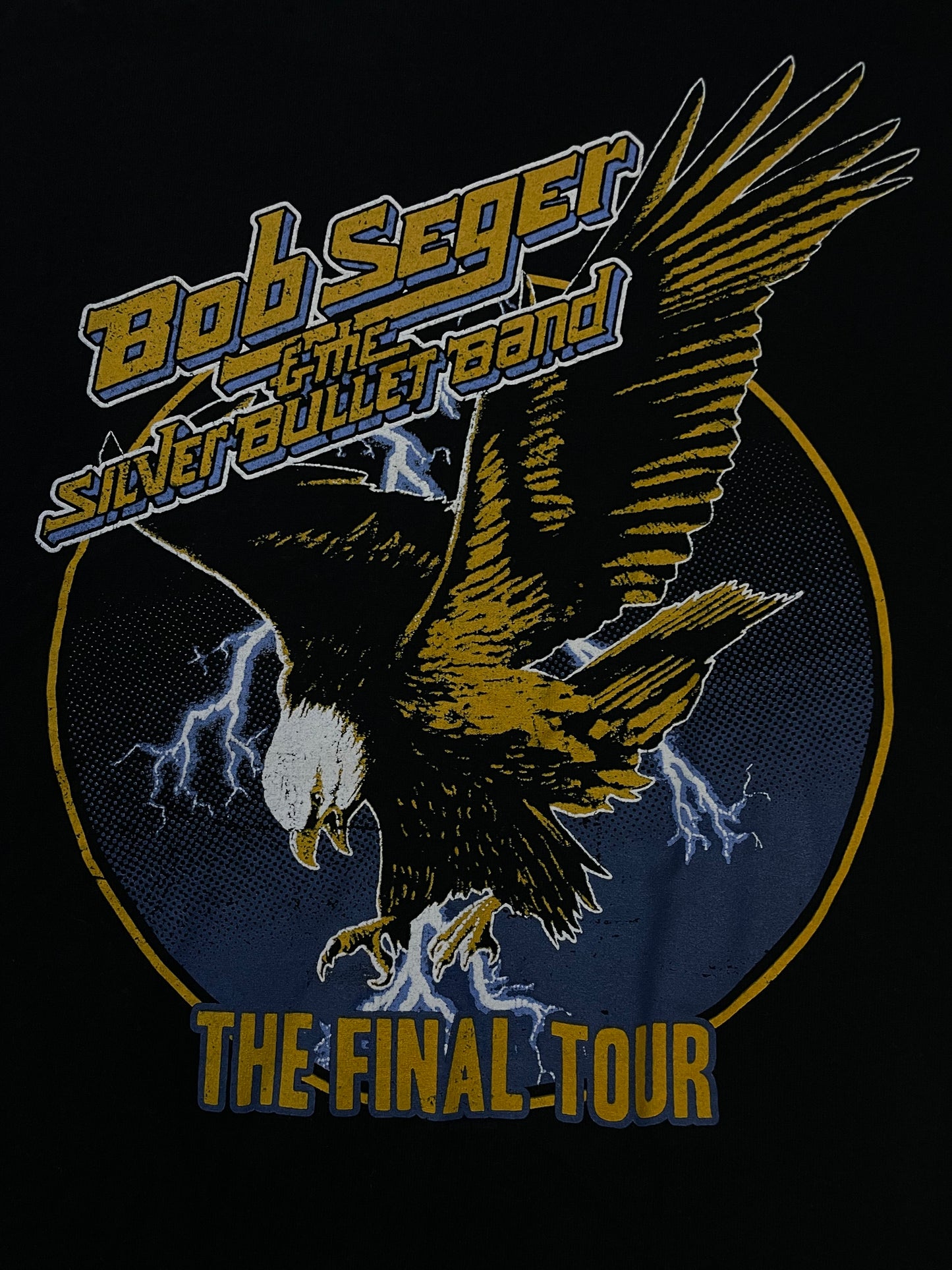 Bob Seger final tour black longsleeve tee