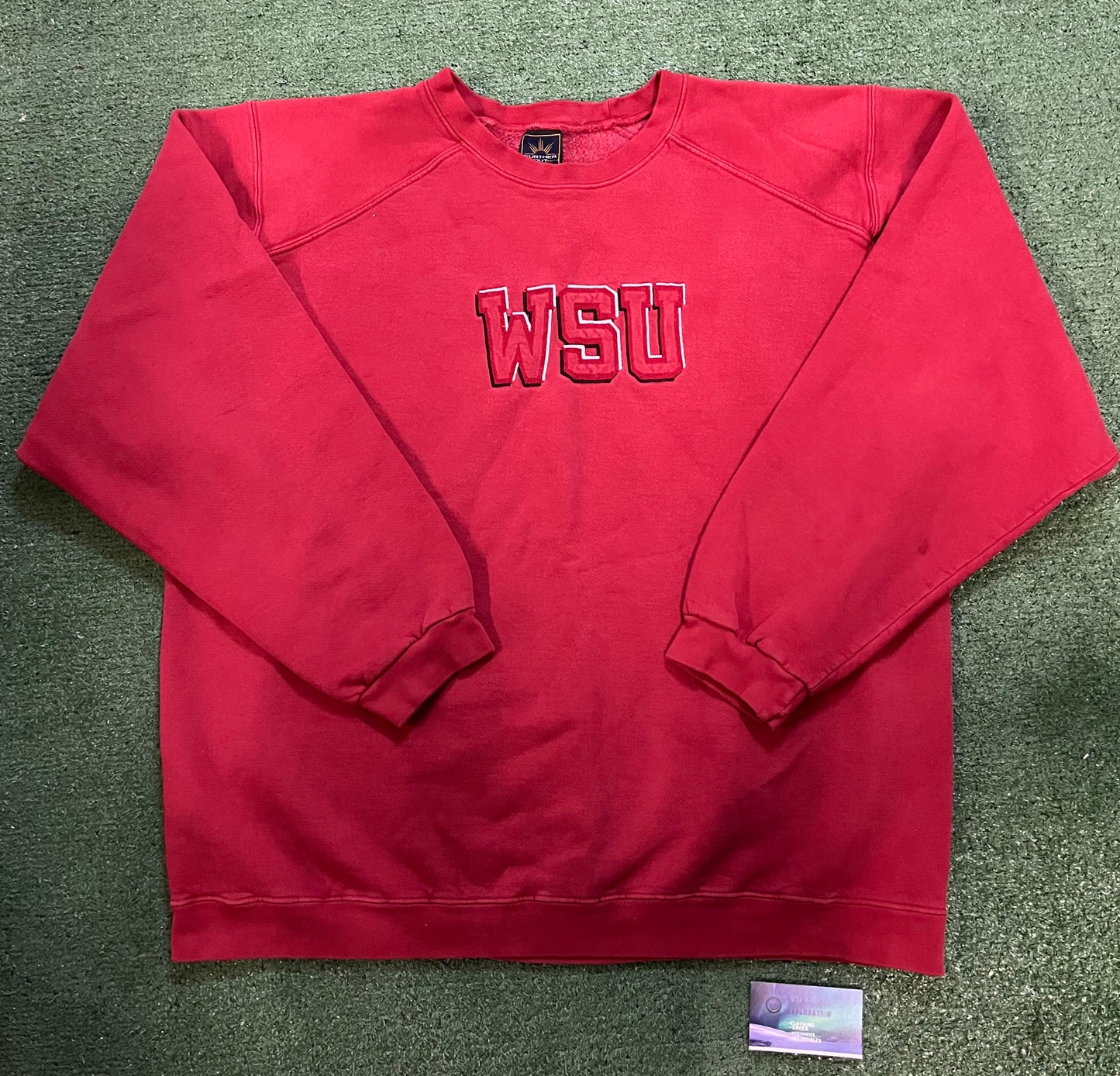 Vintage 1990s WSU Washington state university embroidered crewneck