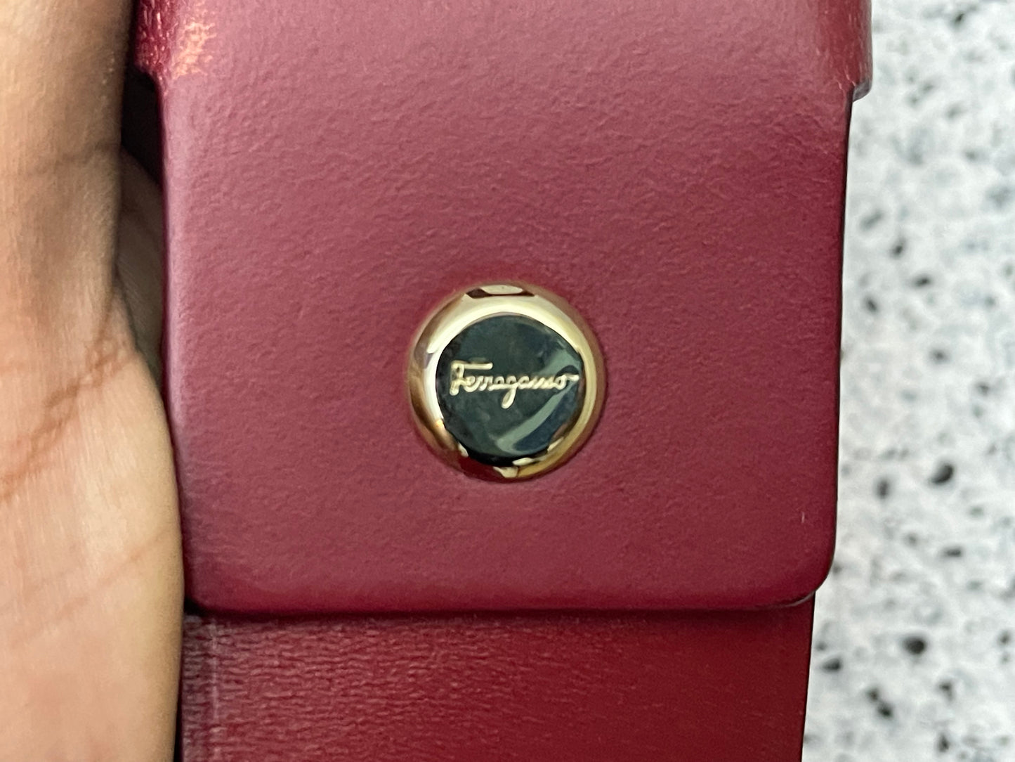 Ferragamo Red Belt