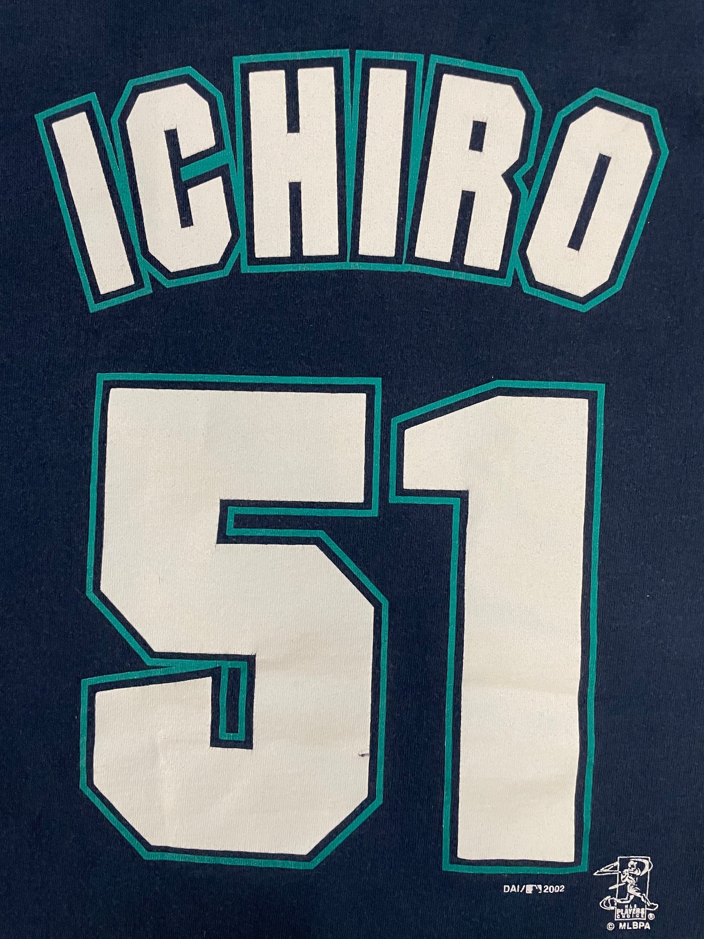 Vintage 1990s Seattle Mariners ichiro player #51 tee