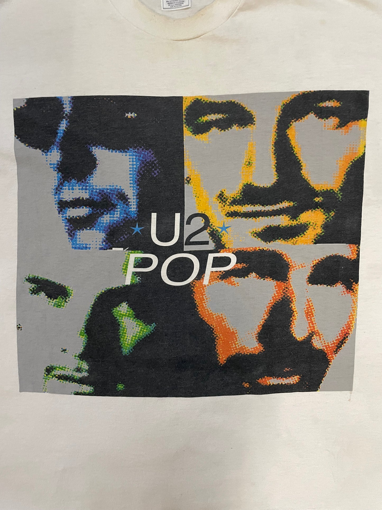 Vintage 1990s U2 popmart tour tee