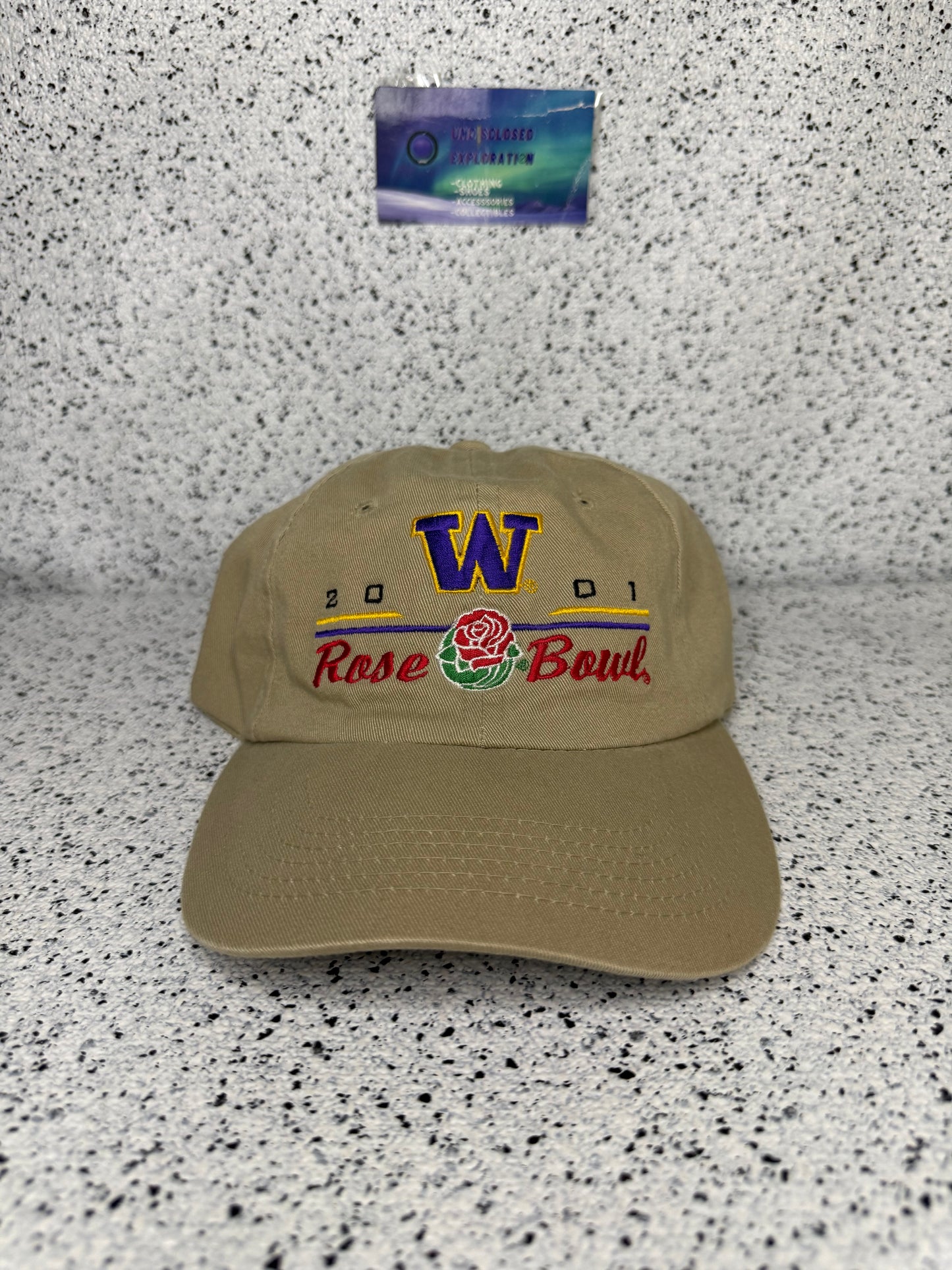Vintage Washington UW Huskies 2001 Rose Bowl Hat