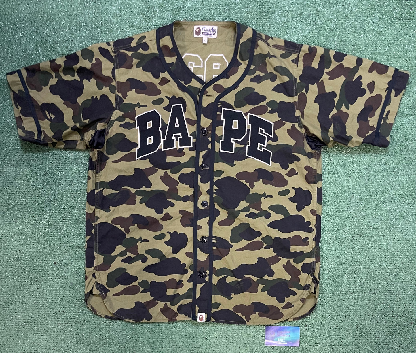 Bape 1st camo Baseball jersey