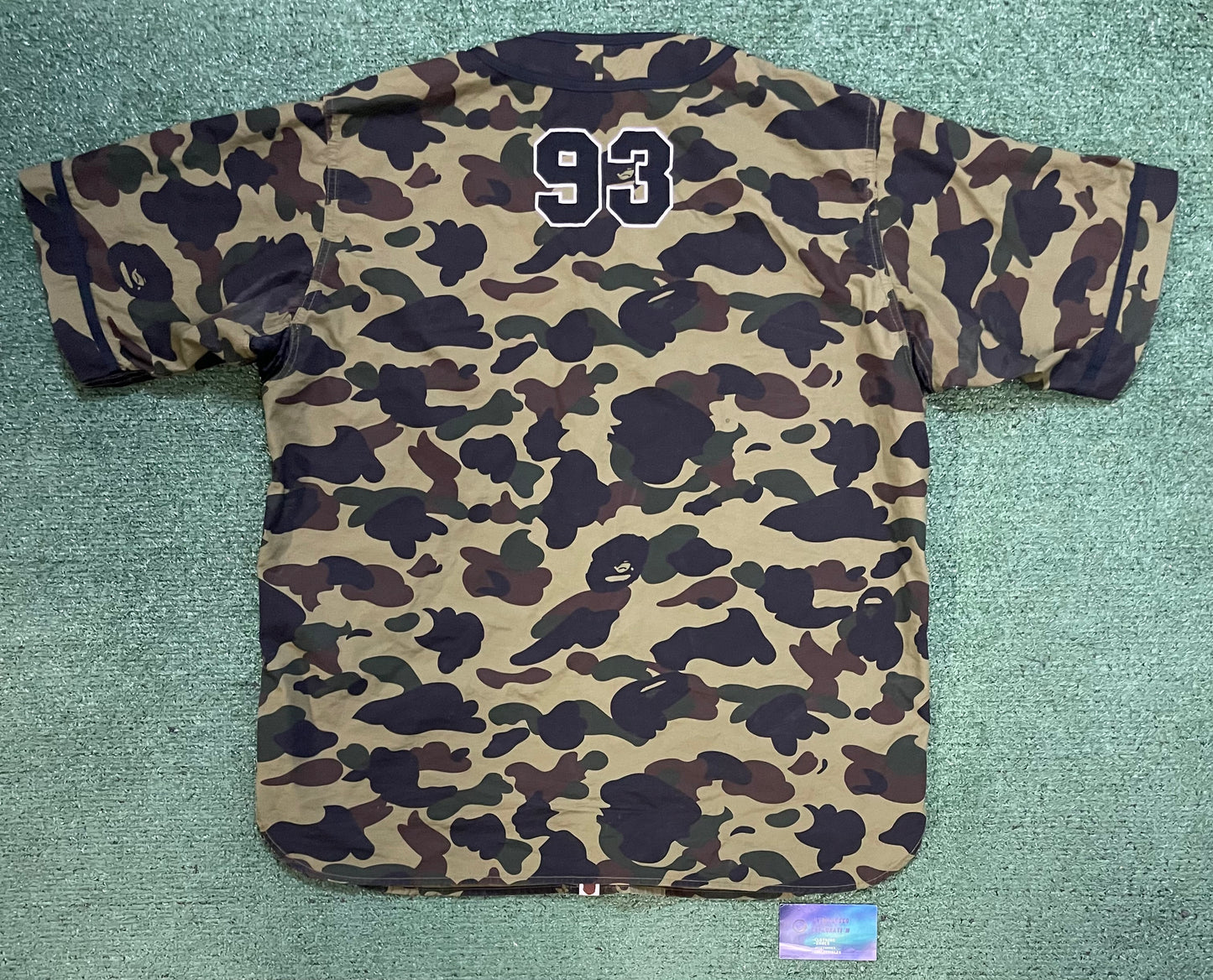 Bape 1st camo Baseball jersey