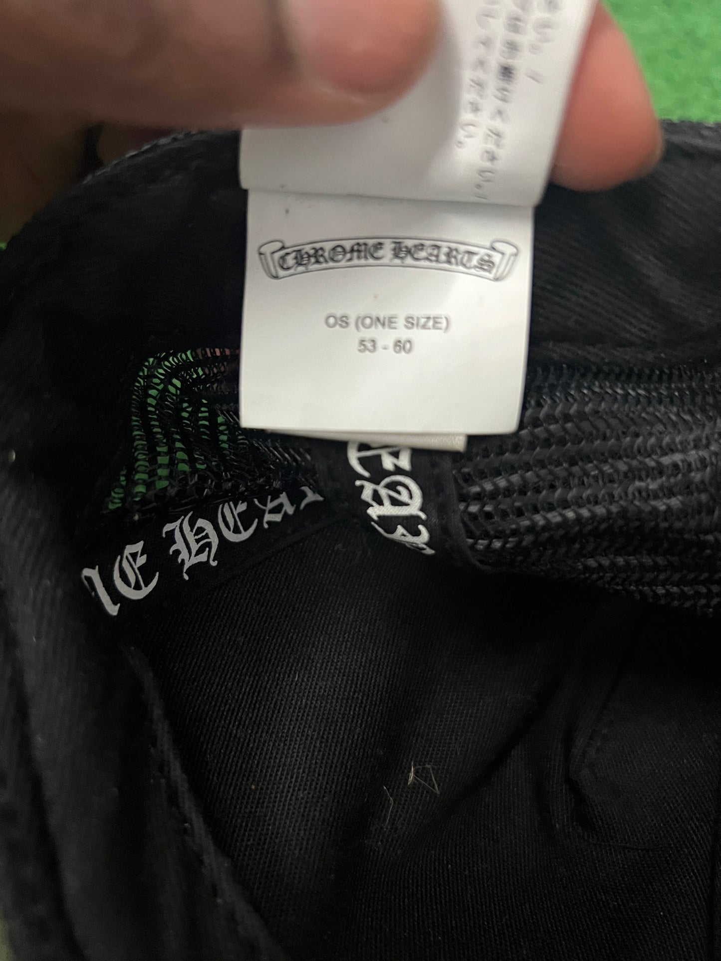 Chrome hearts camo cross patch hat