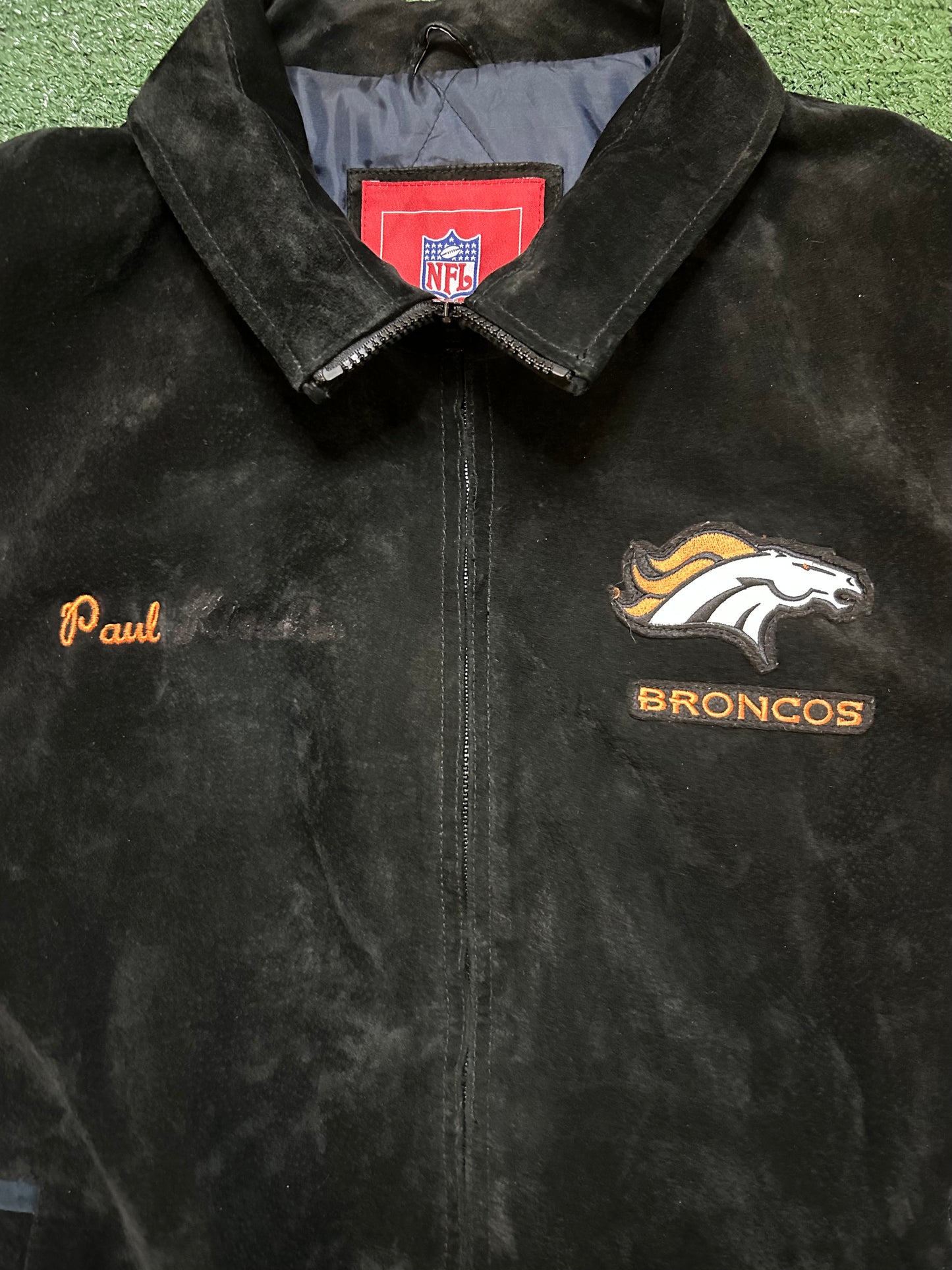 Vintage 2000s Denver Broncos NFL embroidered jacket