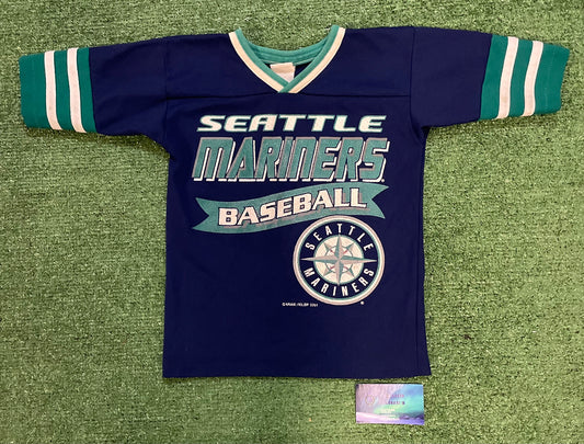 Vintage 2000s Seattle Mariners mesh tee